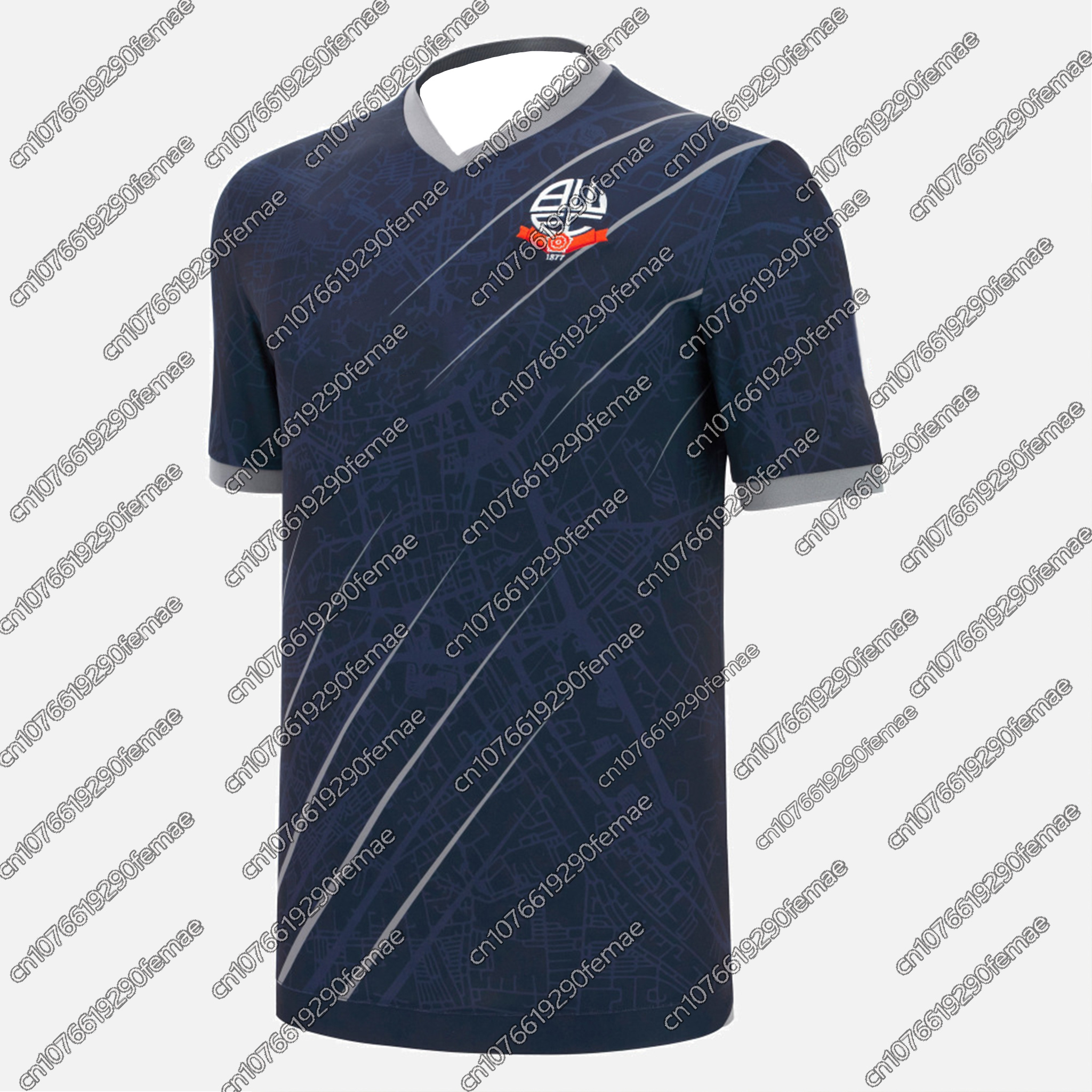 Summer Clothing Uk - Bolton Style Football Soccer T-Shirt 2026