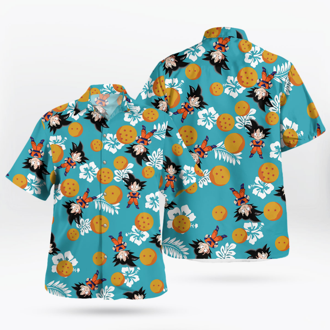 Summer Clothing Vibes - 2026 Goku Dragon Ball Hawaiian Anime