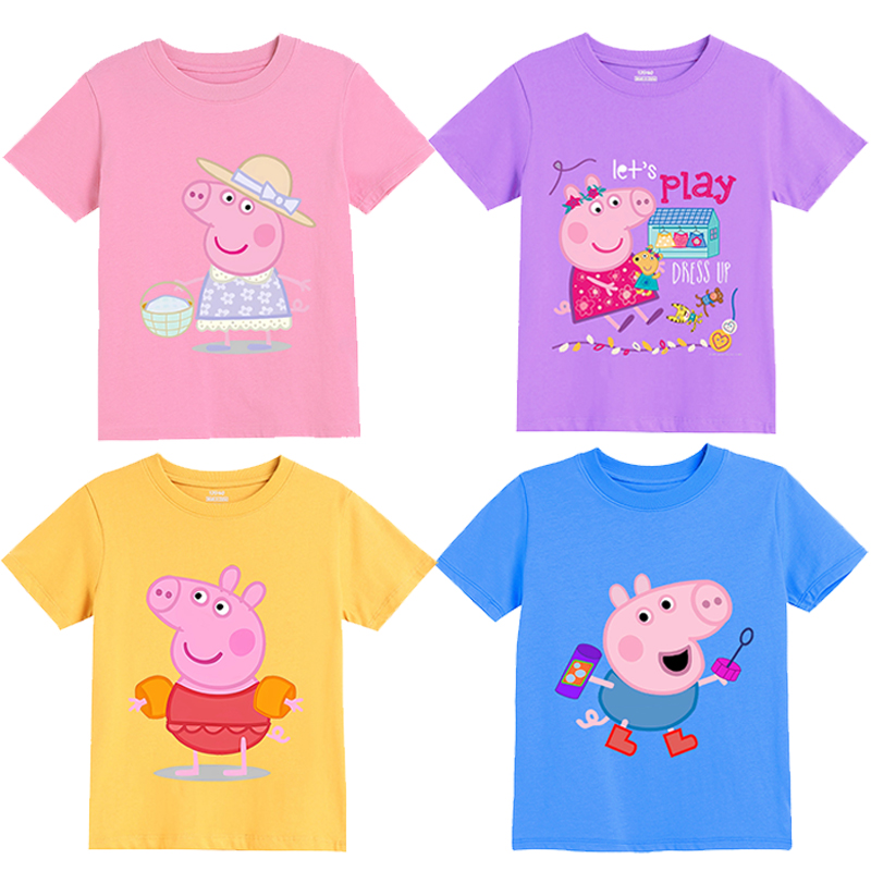 Summer Clothing Kids Boys - Peppas Pig Girl T Shirt George