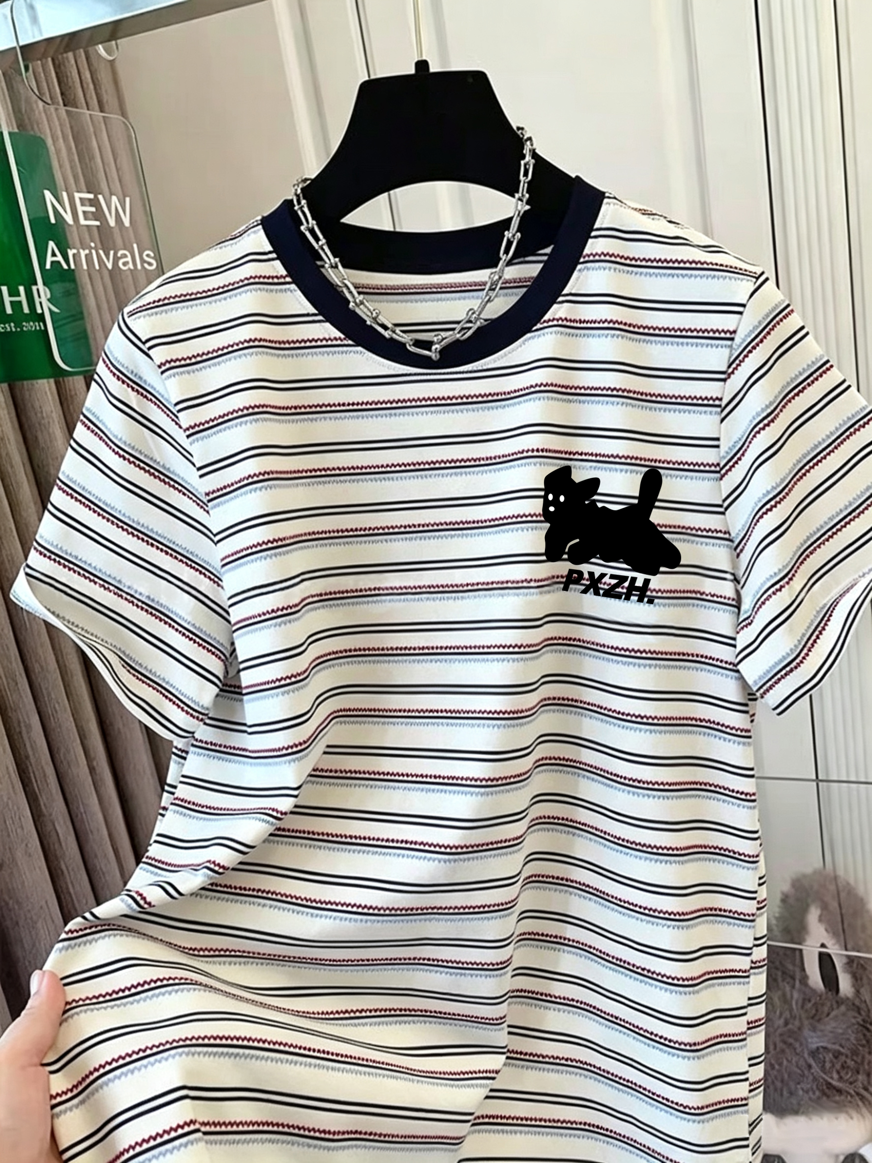 Unisex Pure Cotton Striped Sho - огляд і ціна Summer Clothing Outlet