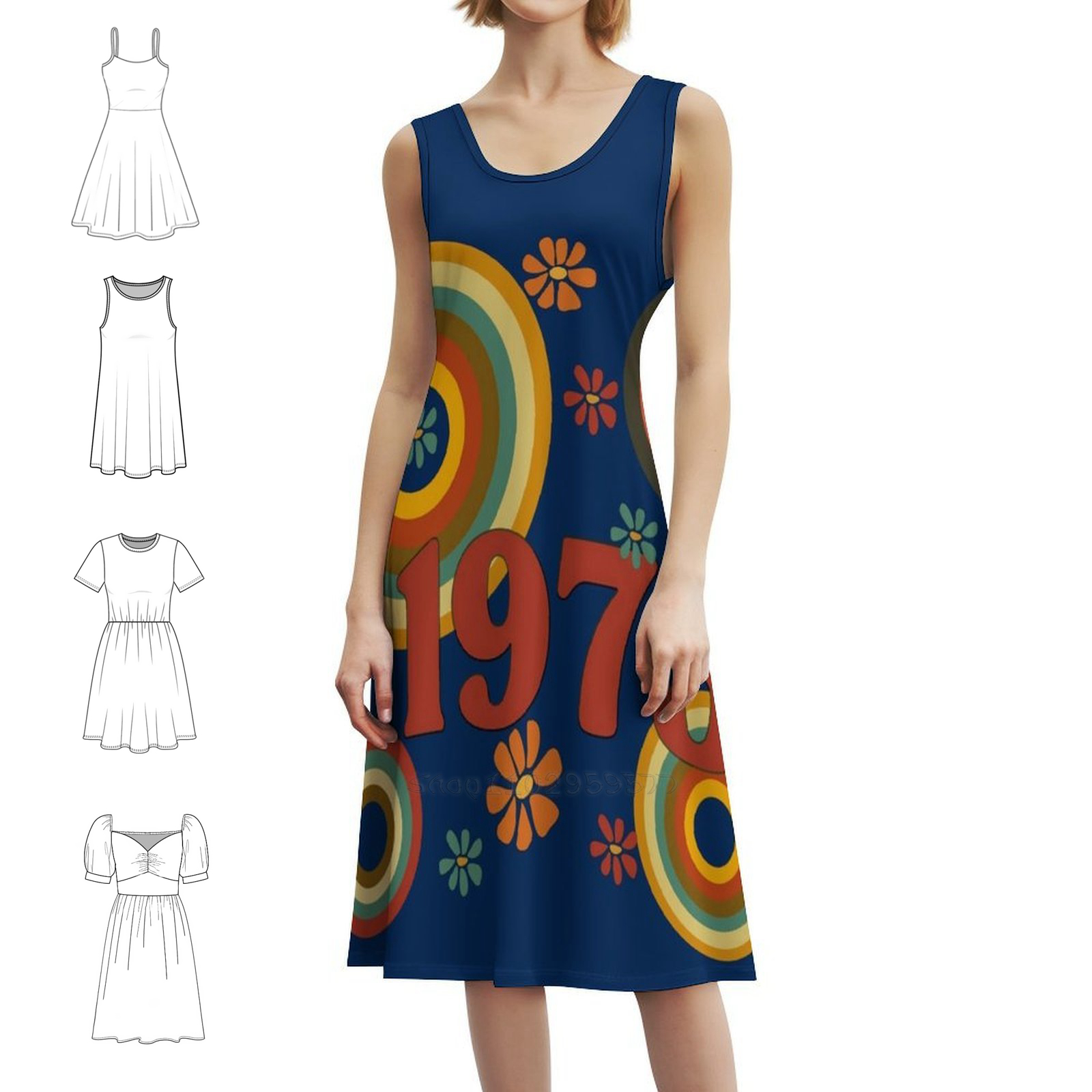 1973 Floral Smock Dress For Wo - огляд і ціна Summer Clothing Vibes