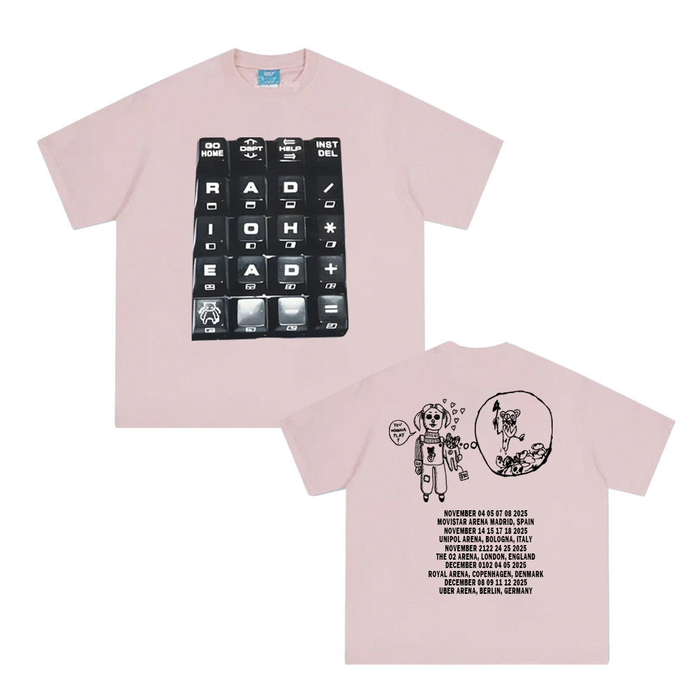 2026 Black Tour T-shirt Radioh - огляд і ціна Summer Clothing Websites