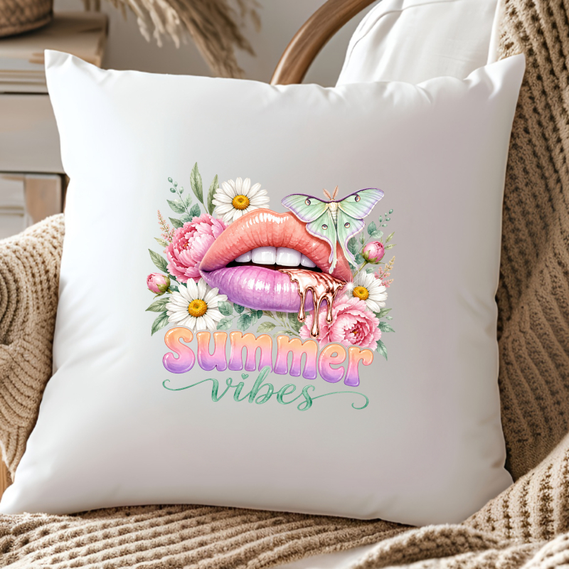 2PCS Colorful Lips Flowers But - огляд і ціна Summer Clothing Vibes