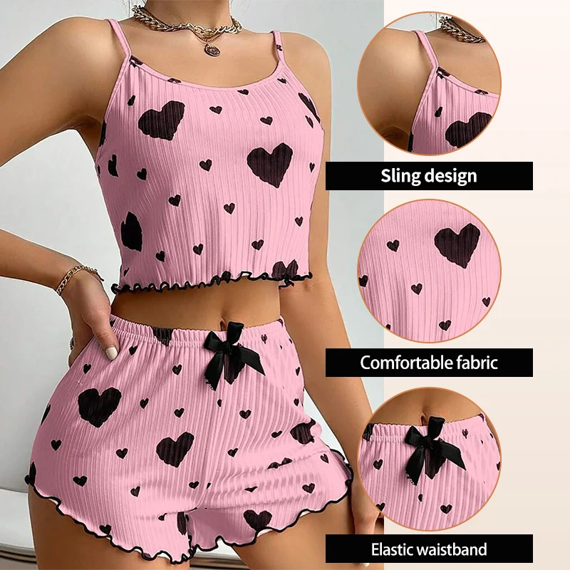 Women Sleepwear Set 2 Piece Sh - огляд і ціна Xl Summer Clothing