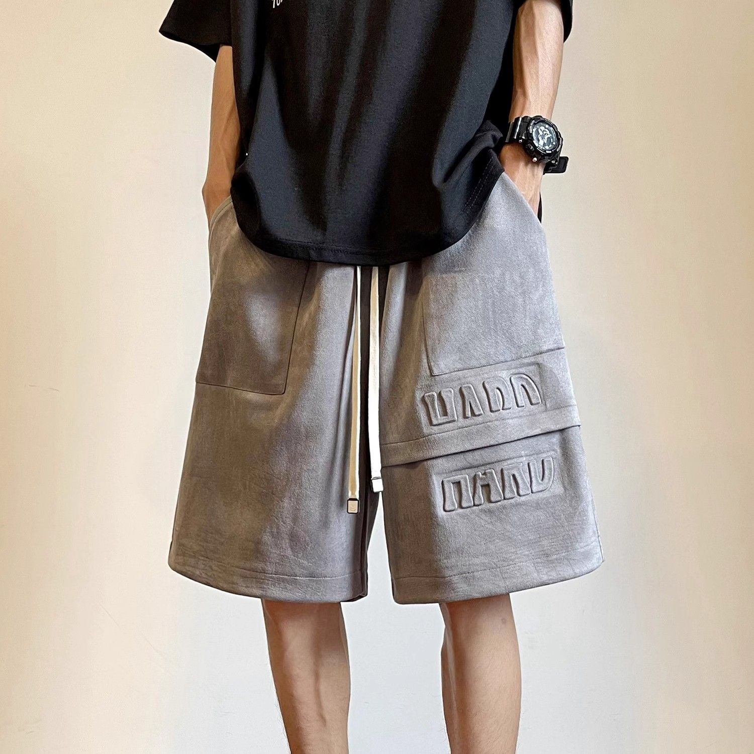 Men's Shorts Letter Splicing B - огляд і ціна Summer Clothing Deals
