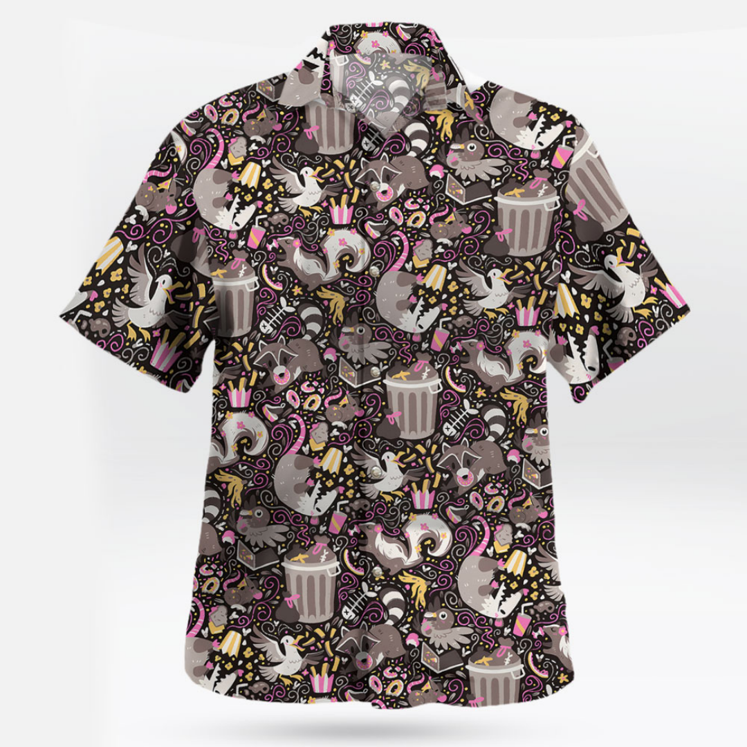 Trash Mammals Hawaiian Shirt R - огляд і ціна Summer Clothing Vibes
