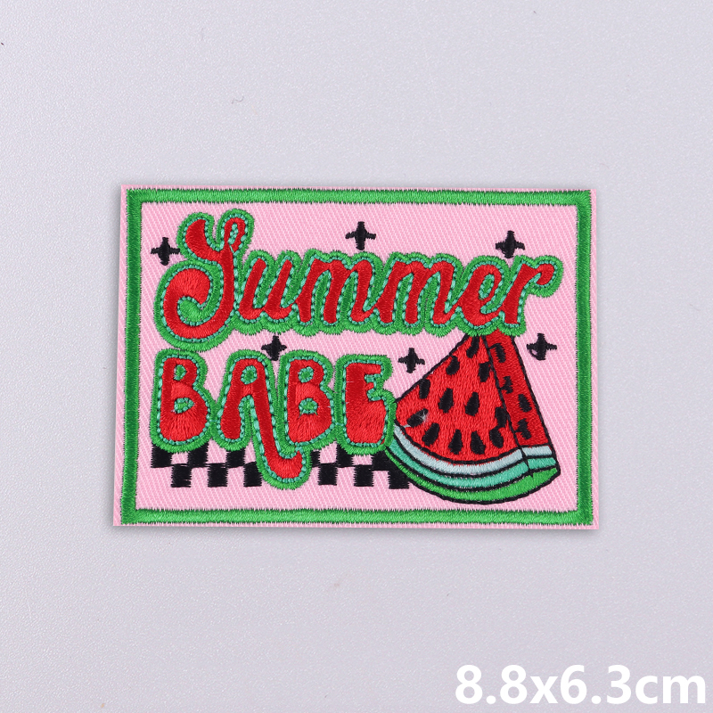 Summer Vibes Embroidered Patch - огляд і ціна Summer Clothing Vibes