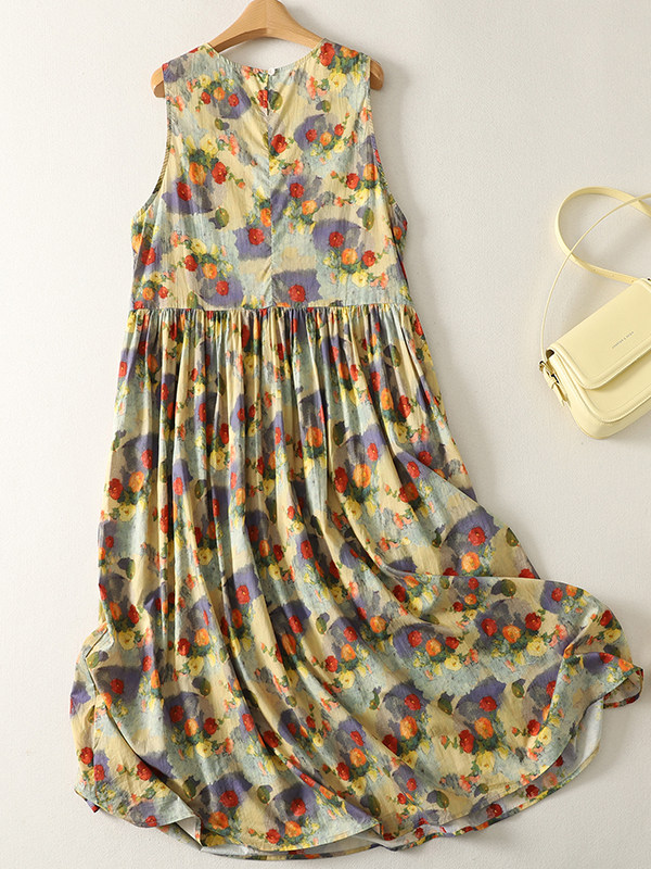 Summer Loose Floral Print Maxi - огляд і ціна Summer Clothing Vibes