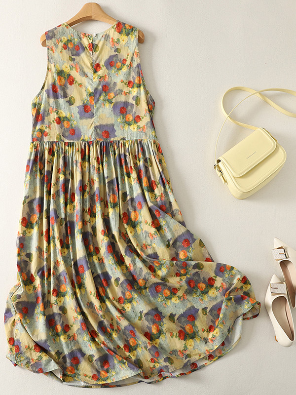 Summer Loose Floral Print Maxi - огляд і ціна Summer Clothing Vibes