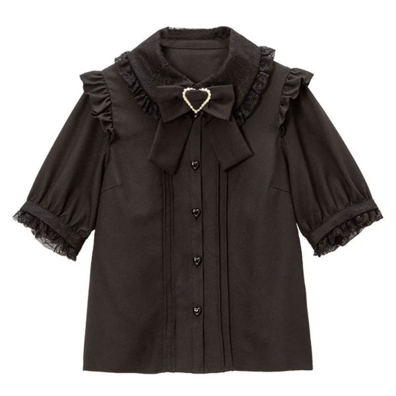 Kawaii Women Shirts Lolita Y2K - огляд і ціна Xl Summer Clothing