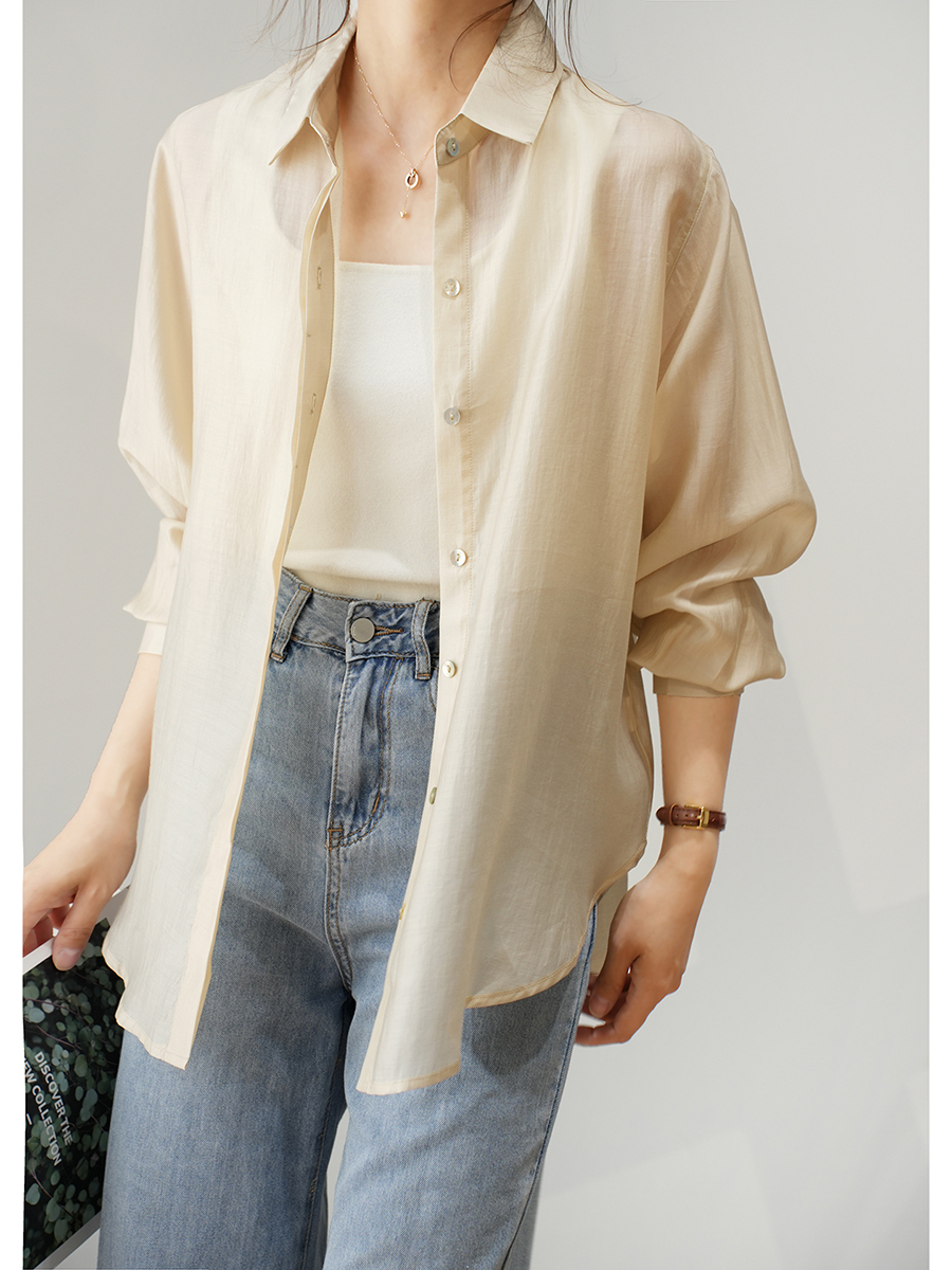 Ladies Thin Shirt RAYON Wood F - огляд і ціна Summer Clothing Online