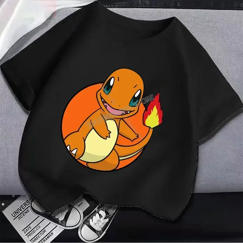 Pikachu Pokemon Cotton T Shirt - огляд і ціна Summer Clothing Kids Boys