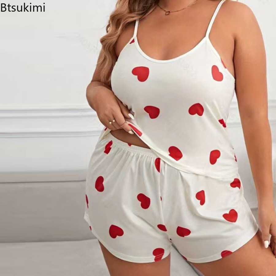 2026 Summer Women's Heart Prin - огляд і ціна Xl Summer Clothing