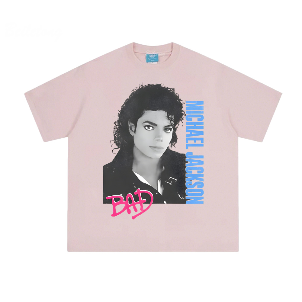 Michael Jackson Bad White Tee  - огляд і ціна Summer Clothing Websites