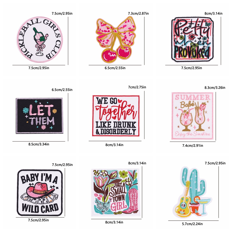 10PCS Summer Vibes Cartoon Let - огляд і ціна Summer Clothing Vibes