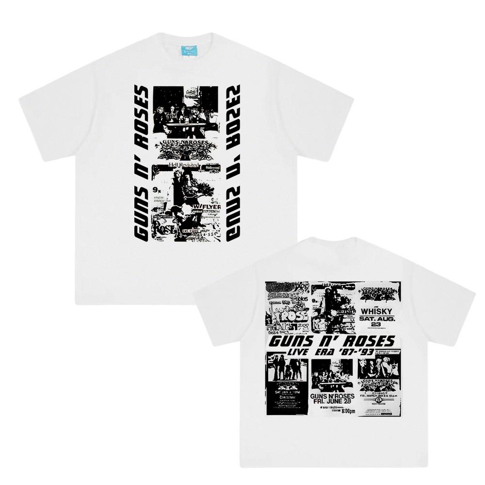 LIVE ERA T-SHIRT ROSES band GU - огляд і ціна Summer Clothing Websites