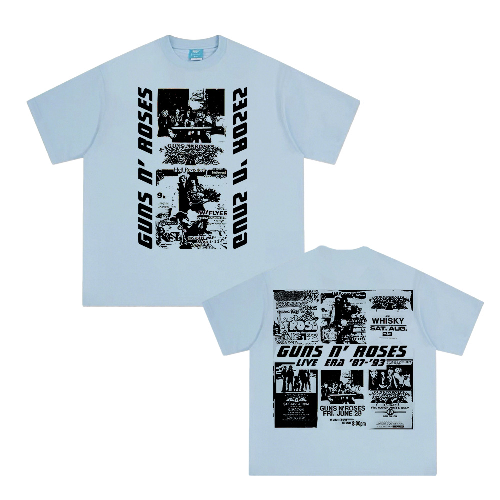 LIVE ERA T-SHIRT ROSES band GU - огляд і ціна Summer Clothing Websites