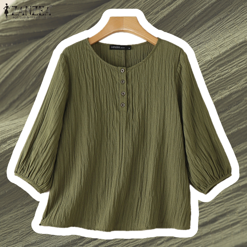 ZANZEA Woman Crinkled Texture  - огляд і ціна Summer De Clothing