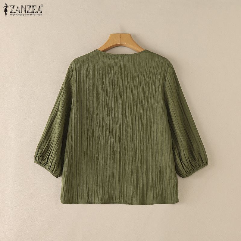 ZANZEA Woman Crinkled Texture  - огляд і ціна Summer De Clothing