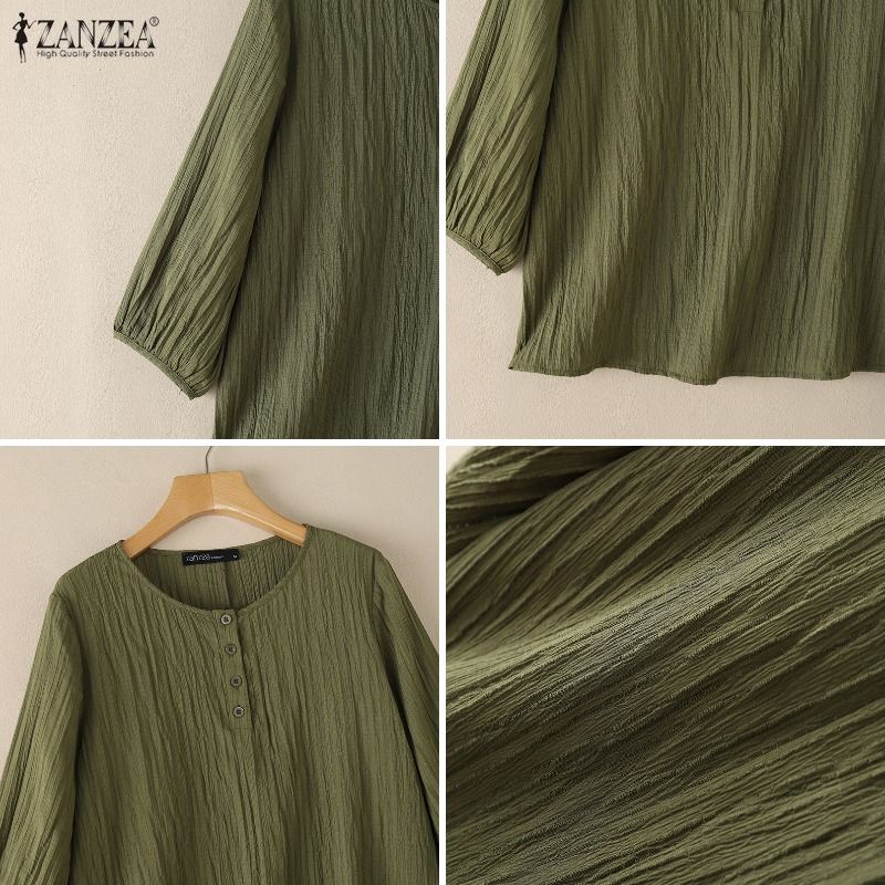 ZANZEA Woman Crinkled Texture  - огляд і ціна Summer De Clothing