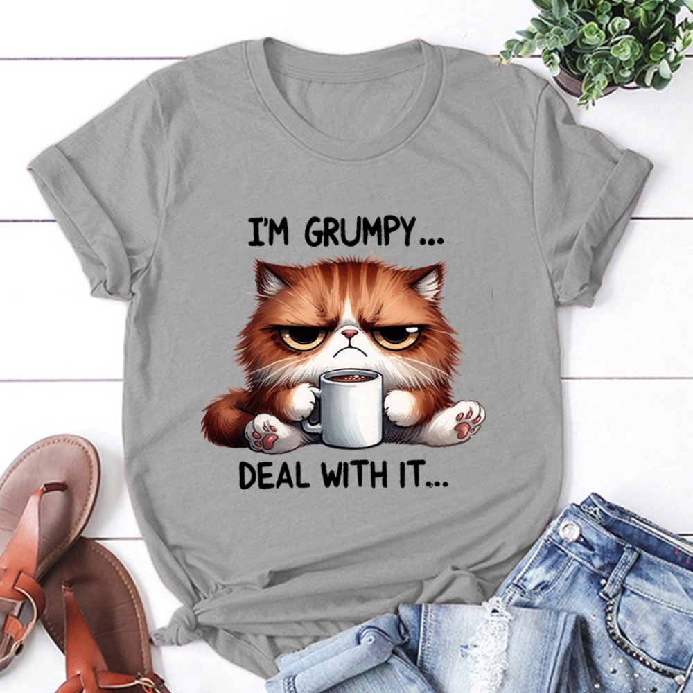 New Funny Cat I'M Grumpy Deal  - огляд і ціна Summer Clothing Deals