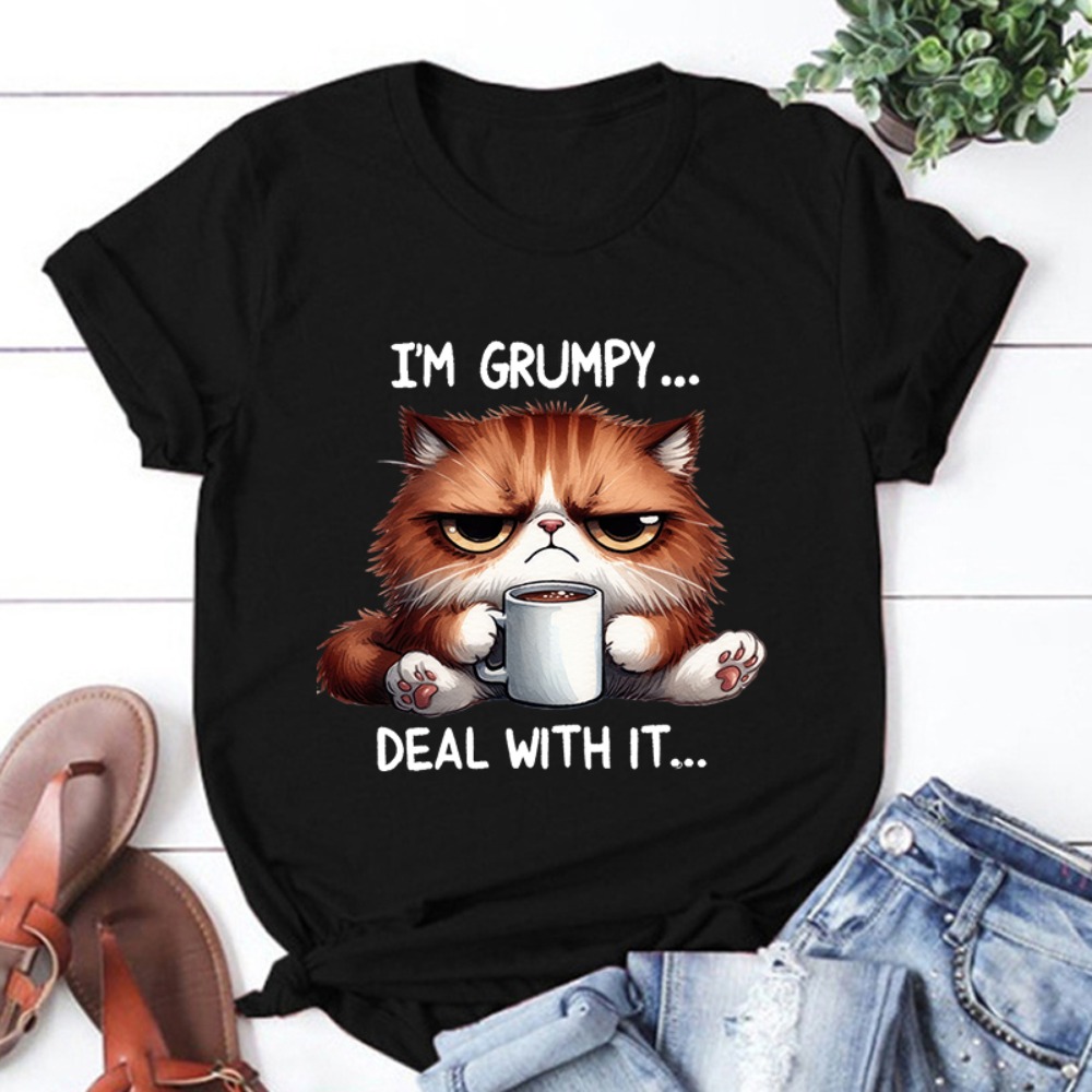 New Funny Cat I'M Grumpy Deal  - огляд і ціна Summer Clothing Deals