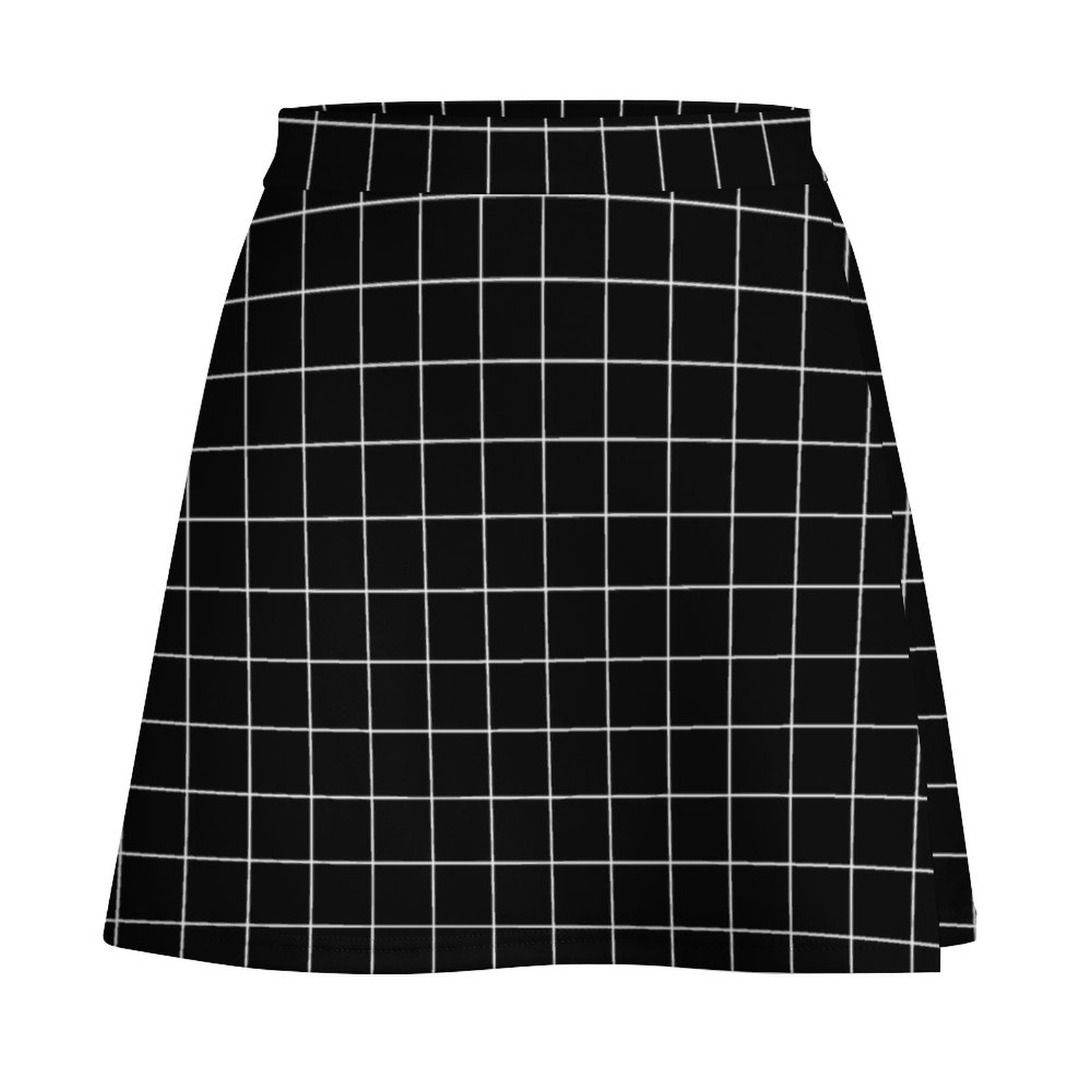 Large White Grid on Black Mini - огляд і ціна Summer Clothing Online
