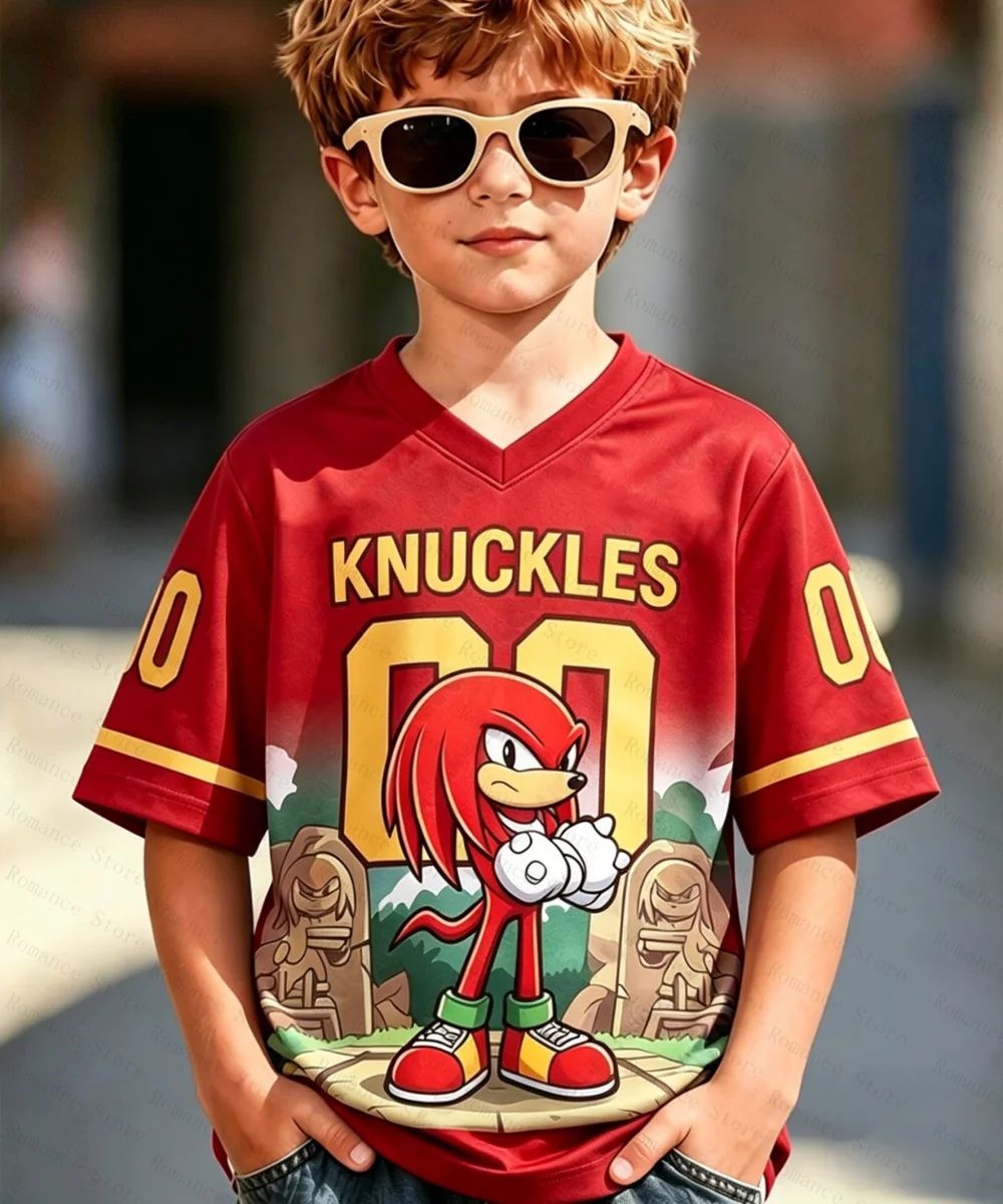 2026 The Hedgehog Kids T Shirt - огляд і ціна Summer Clothing Kids Boys