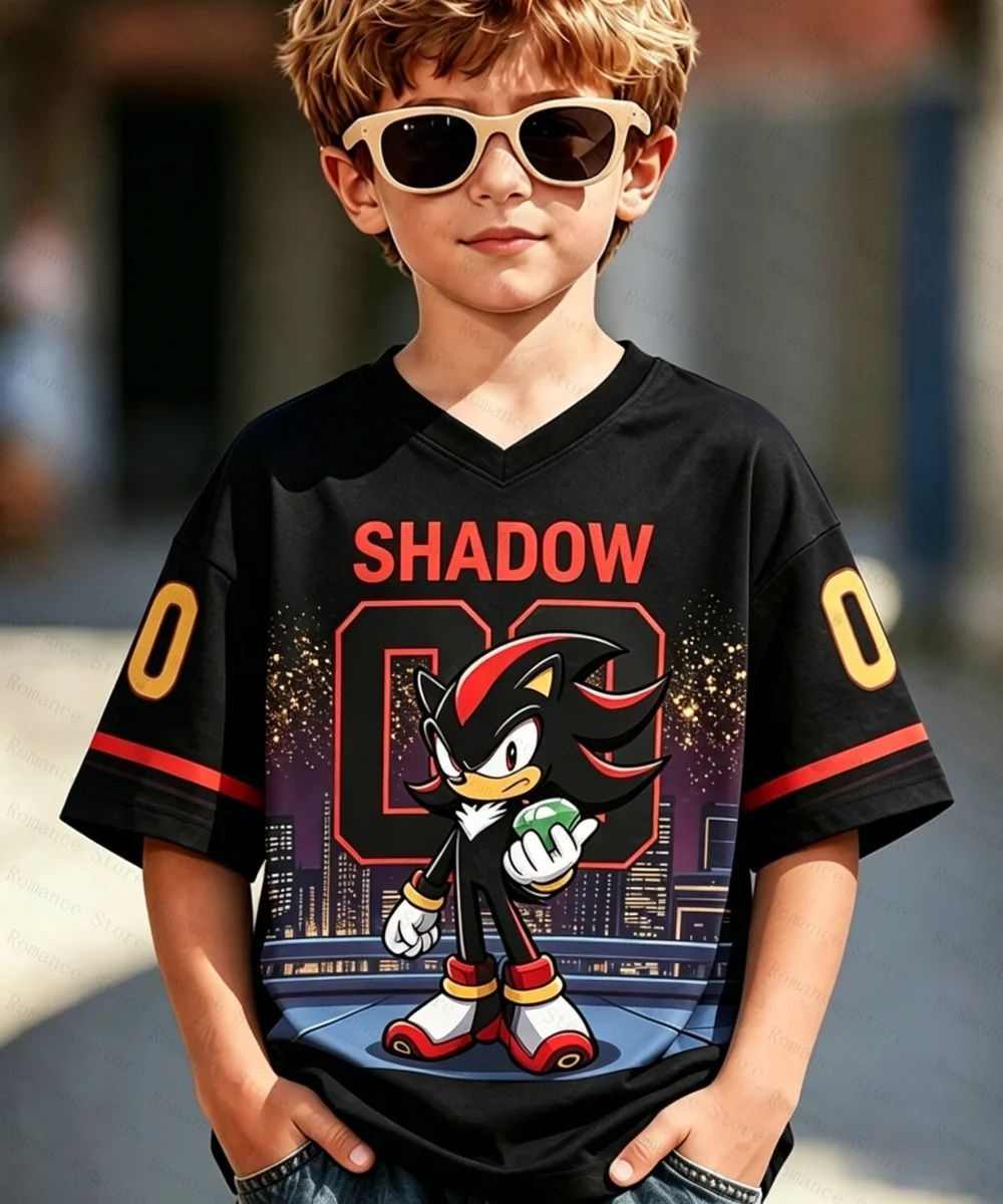 2026 The Hedgehog Kids T Shirt - огляд і ціна Summer Clothing Kids Boys