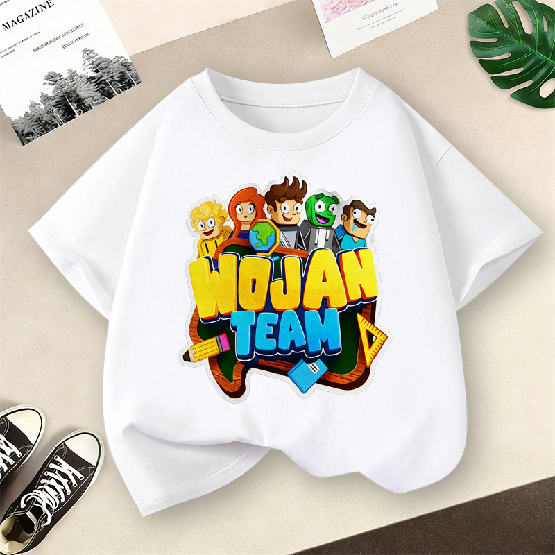 Short Sleeve T-shirt for Boys  - огляд і ціна Summer Clothing Kids Boys
